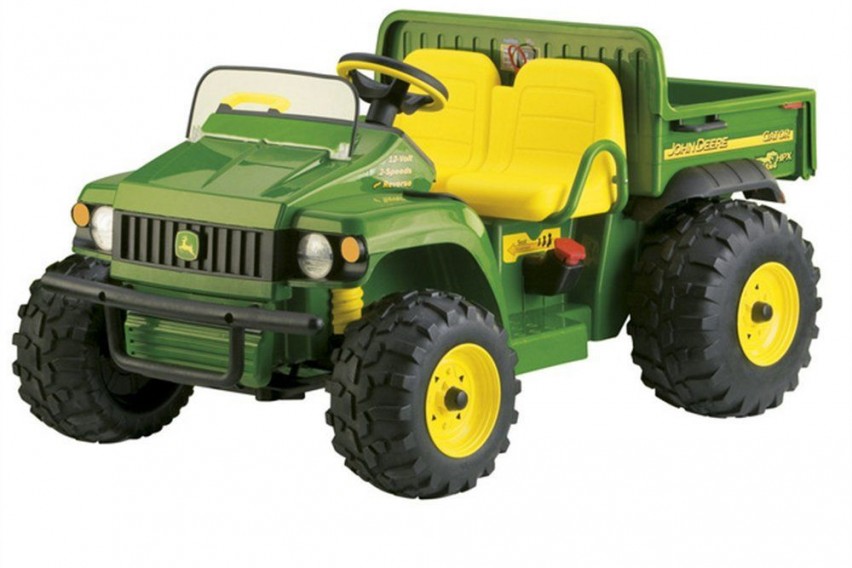 John Deere HPX Gator 12v Ride On Toy Tractor Green - Tuckwells