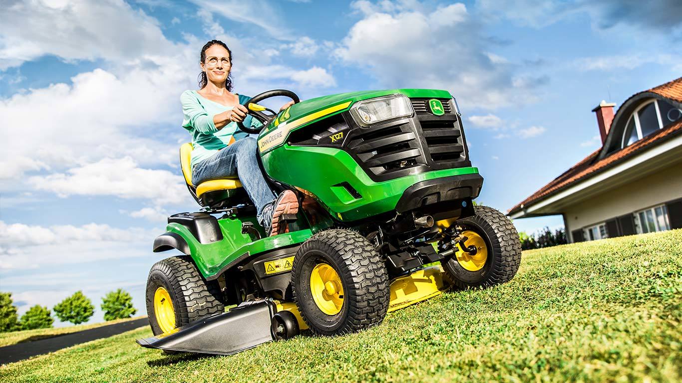 john deere x127 ride on mower