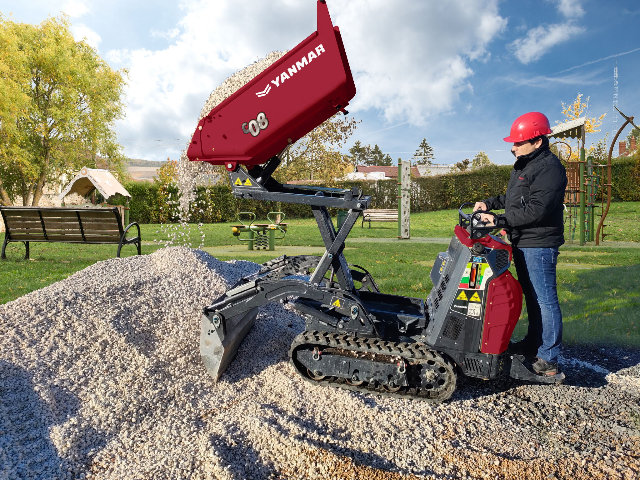 The Yanmar CO8 – A Tracked Dumper